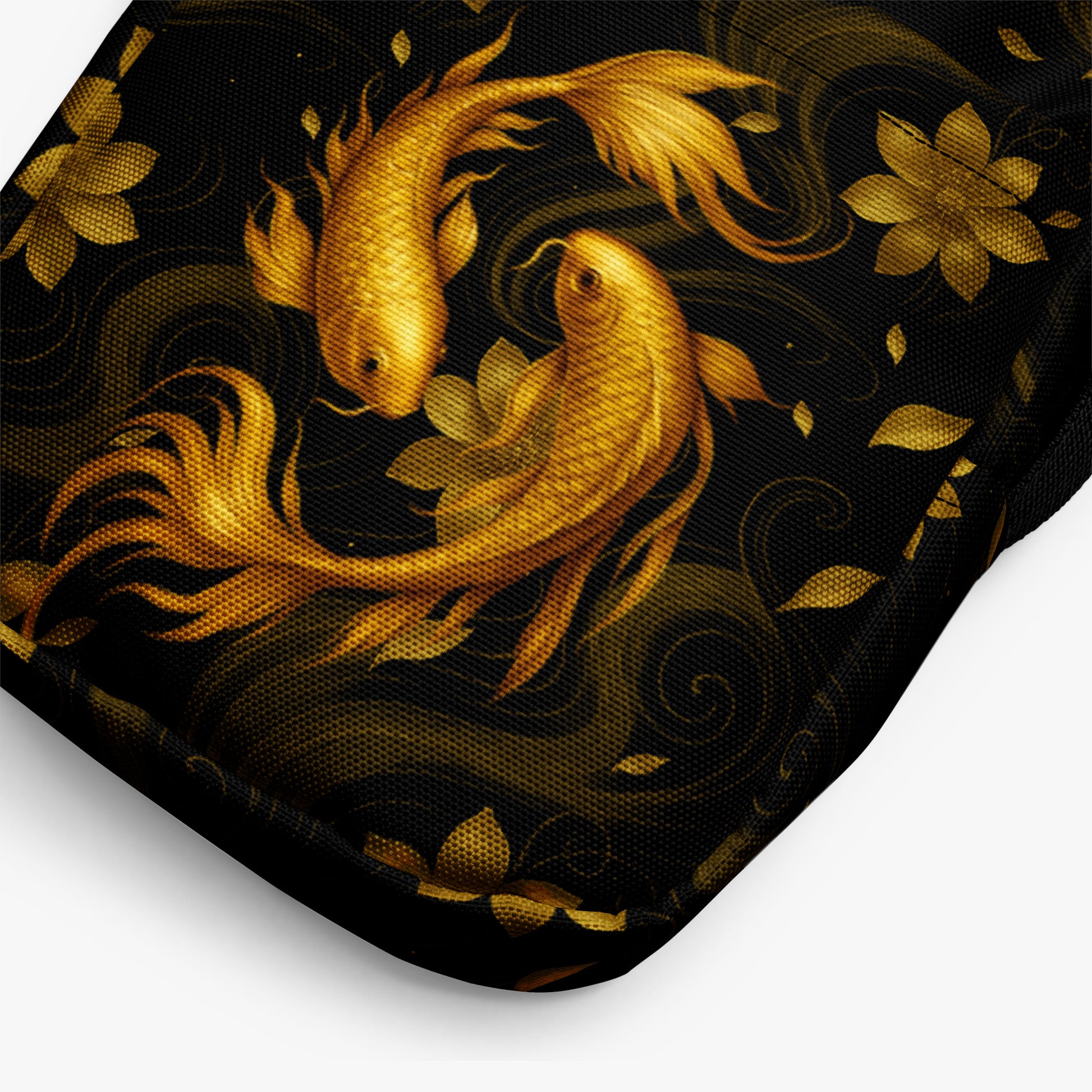 Bolso Urbano Golden Koi detalle estampado