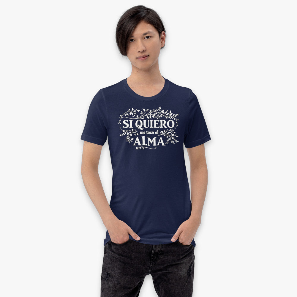 Camiseta Navy unisex Si quiero me toco el alma modelo Hombre