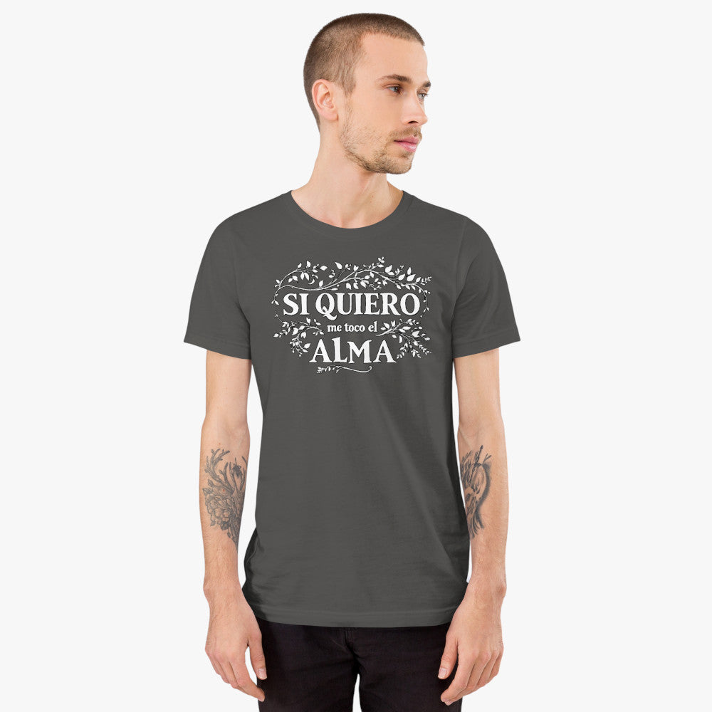 Camiseta asphalt. Si quiero me toco el alma modelo hombre