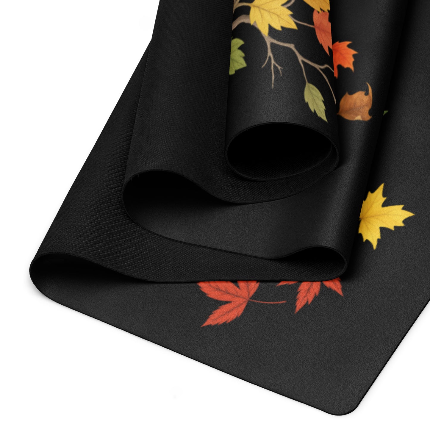 Esterilla otono esquina hojas