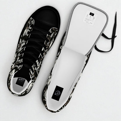 Exterior e Interior de la zapatilla con plantilla y etiqueta de talla