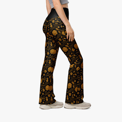 Leggings Crisantemo mujer vista lateral derecho