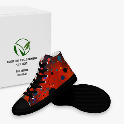 Zapatilla alta de mujer Umbral  embalaje etiqueta eco.