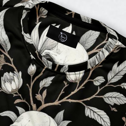 Sudadera calaveras y flores