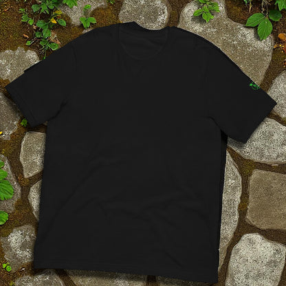 Camiseta con frase Sss...estoy escuchando a los árboles sin diseño en la parte frontal