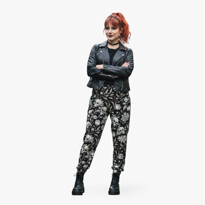 Jogger calarveras y flores