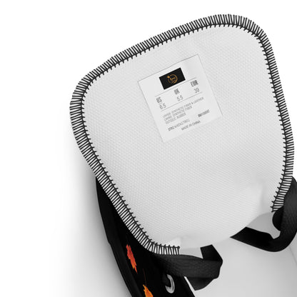 Zapatillas hojas de otoño mujer detalle etiqueta interior